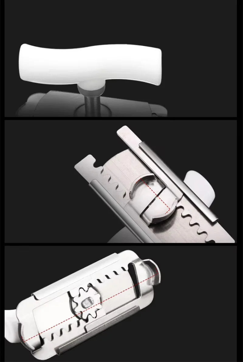 OpenMax™ - Abridor Multifuncional em Aço Inoxidável